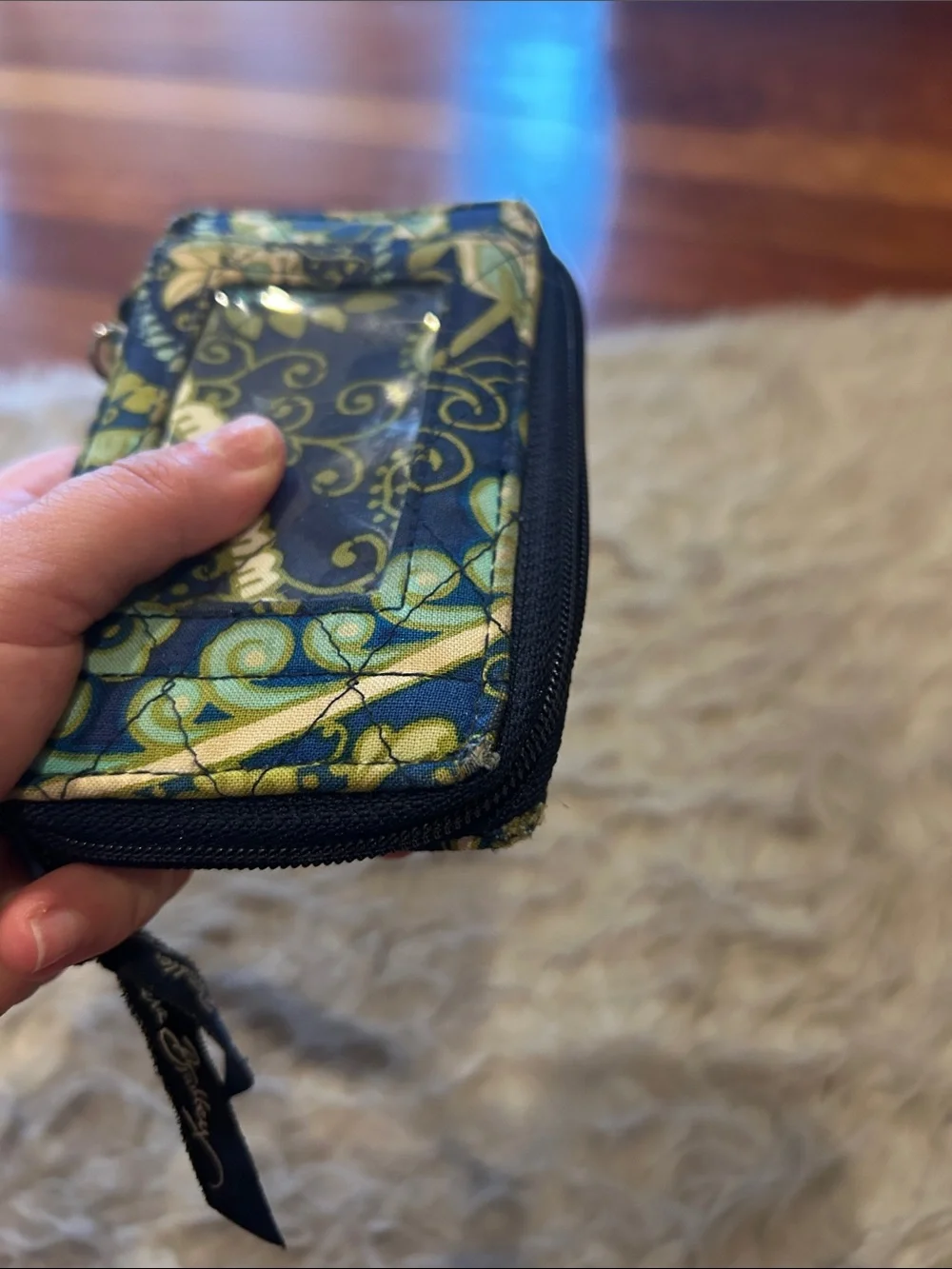 Vera Bradley Rhythm And Blues Wristlet Wallet